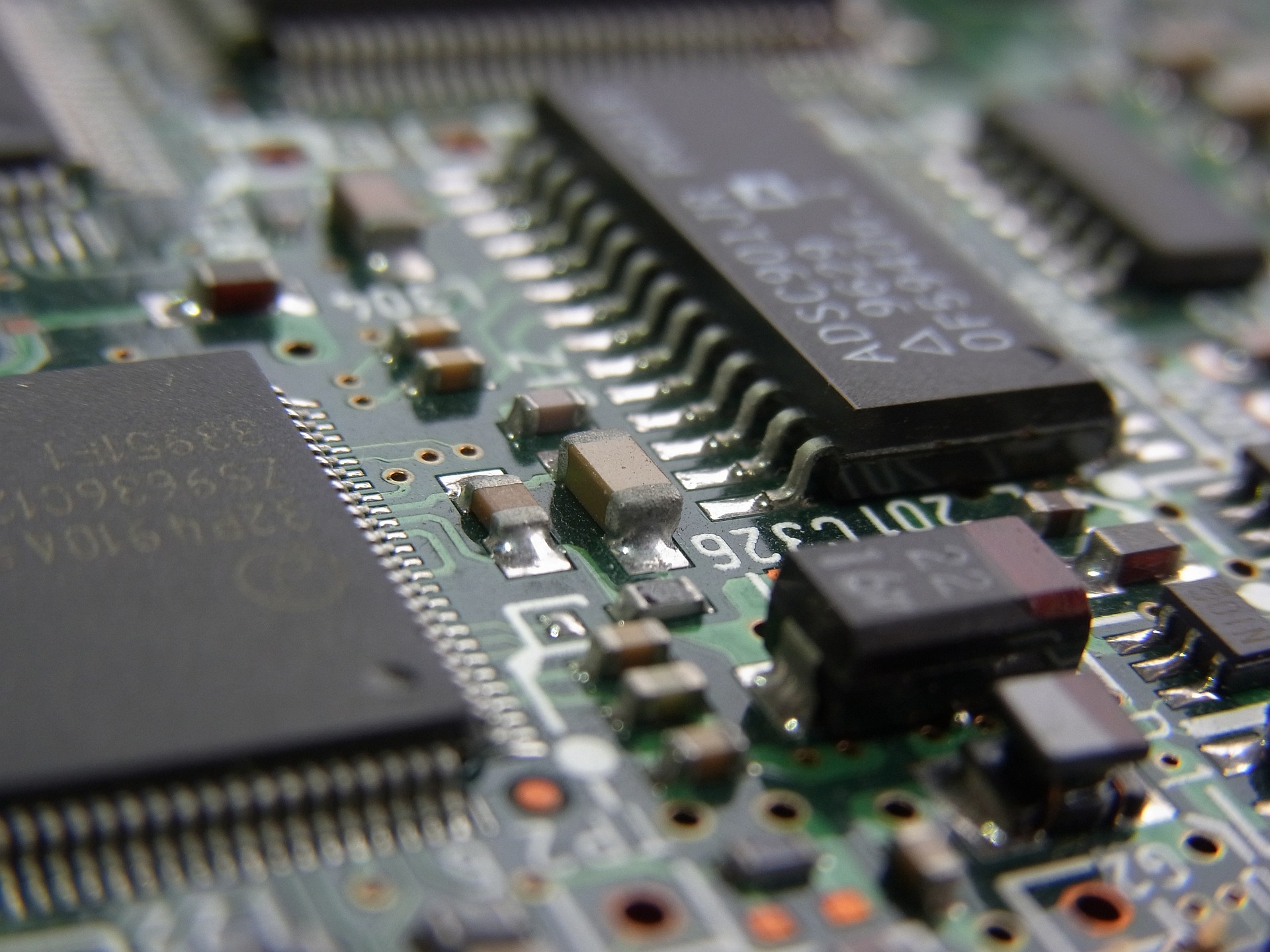 Computer hardware technology closeup