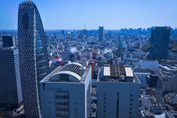 Tokyo Japan aerial view city during daylight